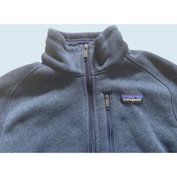 PATAGONIA Women's Blue 1/2 Zip Fleece Pullover Top Shirt Sz S - Picture 3 of 7